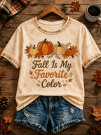 Women's Fall Is My Favorite Color short-sleeved T-shirt