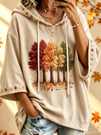 Women’s Fall Printed Hoodie