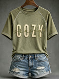 Women's Cozy Season Printed T-shirt